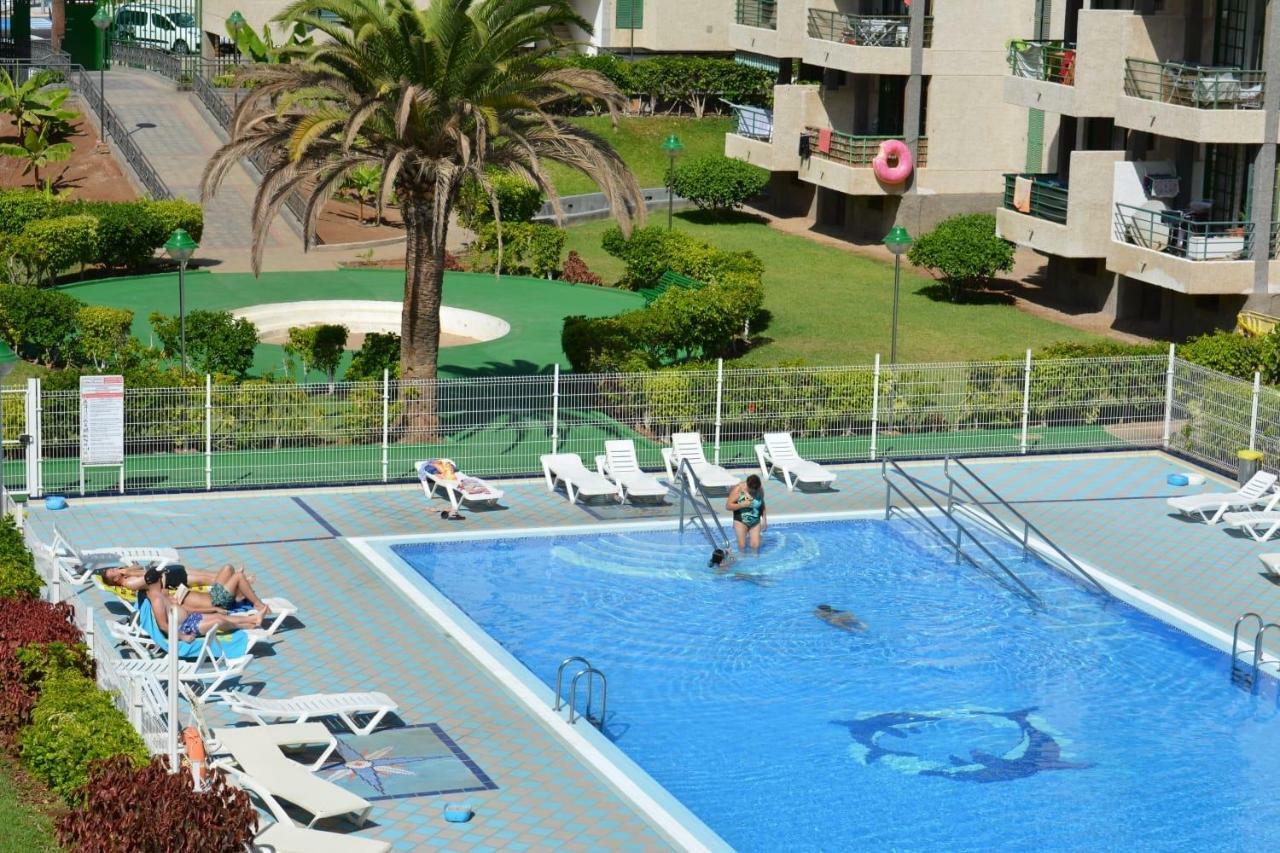 פלאייה דה לאס אמריקס Family Beach Apartment מראה חיצוני תמונה